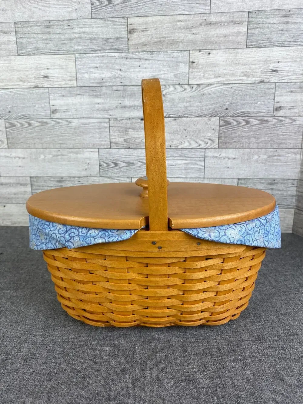 Longaberger 2000 Century Celebration Cheers Basket Lid Liner VINTAGE RARE